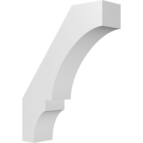 Ekena Millwork 5 1/2-in. W x 20-in. D x 26-in. H Balboa Architectural Grade PVC Knee Brace BRCP055X20X26BOA - main